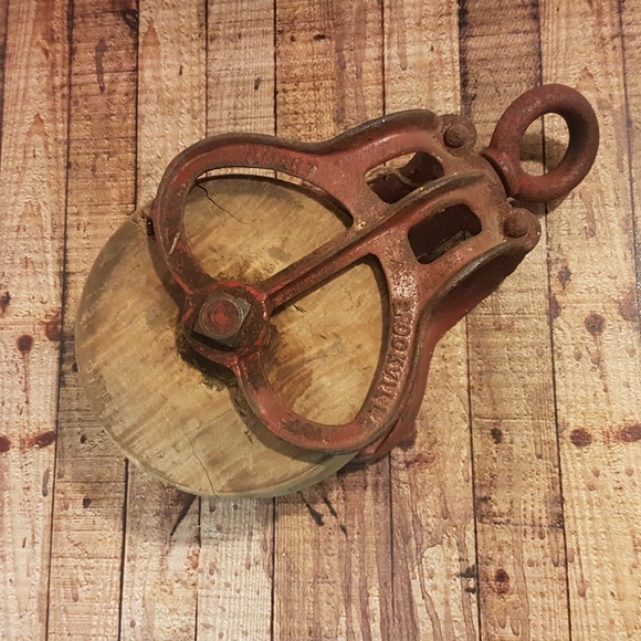 Other - Antique industrial pulley